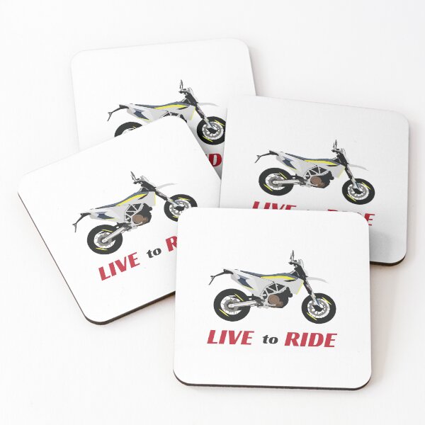 Item preview, Motorcycle Husqvarna 701 quote Live To Ride designed and sold by WiredDesigns.