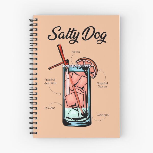 Item preview, Salty Dog Cocktail Recipe designed and sold by HuckleberryArts.