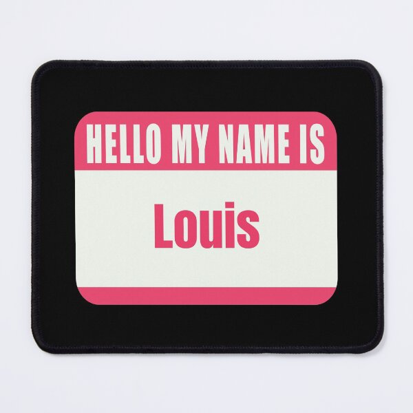 Item preview, Hello My Name is Louis Name Tag  designed and sold by Cafecreative.