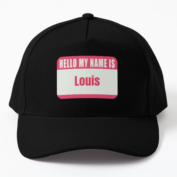 Hello My Name is Louis Name Tag | Poster