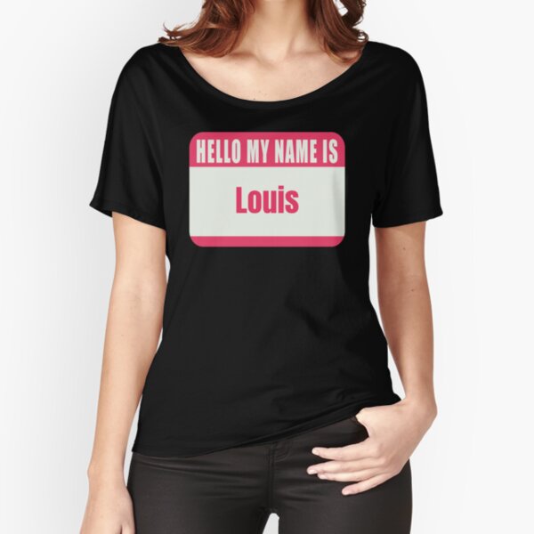 Hello My Name is Louis Name Tag | Poster