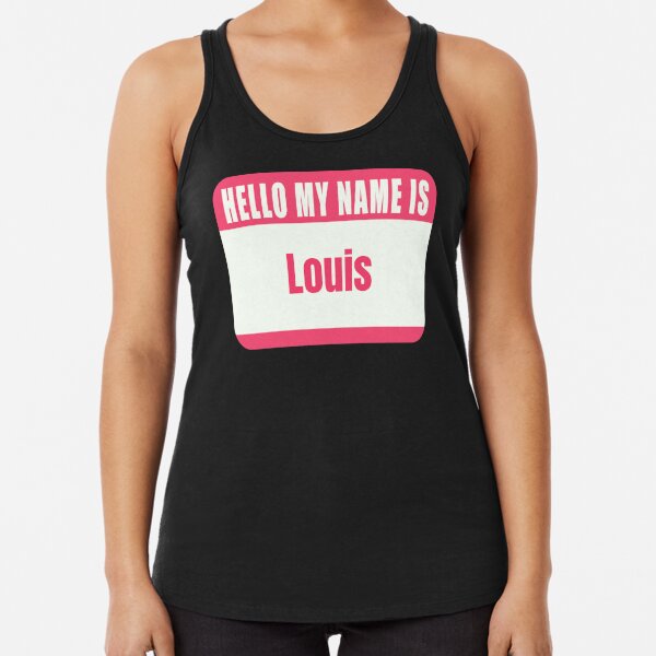 Hello My Name is Louis Name Tag | Poster