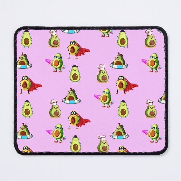 Item preview, funny avocado sticker pack pink designed and sold by Alessandro Portavoce.