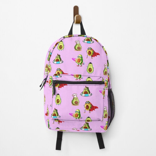 Item preview, funny avocado sticker pack pink designed and sold by Alessandro Portavoce.