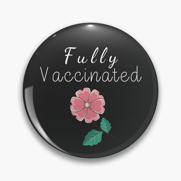 Item preview, Vaccinated againts pin designed and sold by cavilostudio.