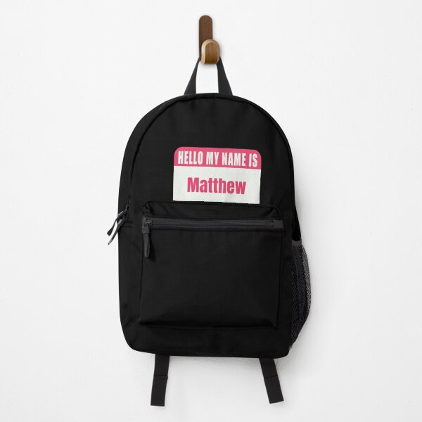 Item preview, Hello My Name is Mathew Name Tag designed and sold by Cafecreative.