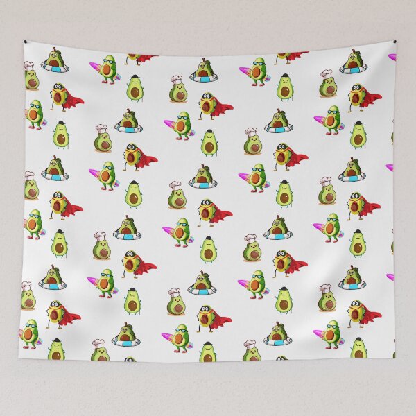 Item preview, funny avocado sticker pack  designed and sold by Alessandro Portavoce.