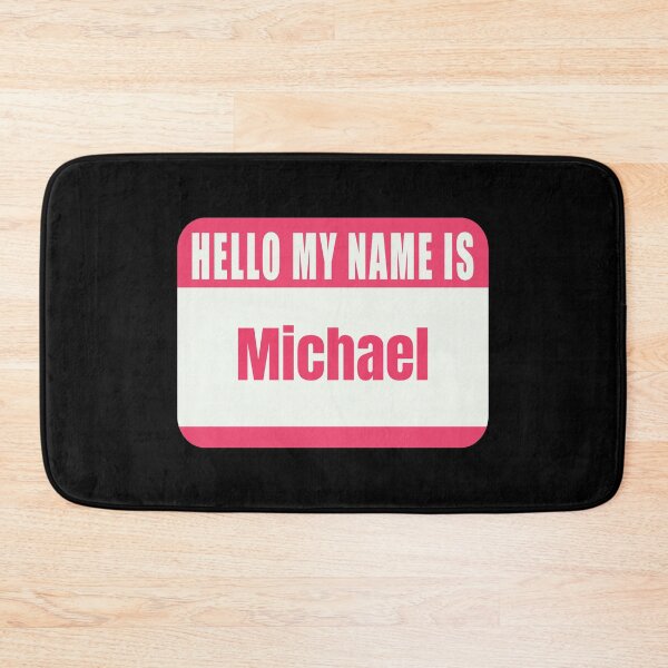 Item preview, Hello My Name is Michael Name Tag  designed and sold by Cafecreative.