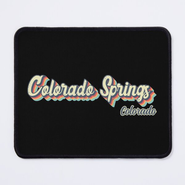 Item preview, Colorado Springs city Colorado Retro Vintage 70s rainbow designed and sold by Teelogic.