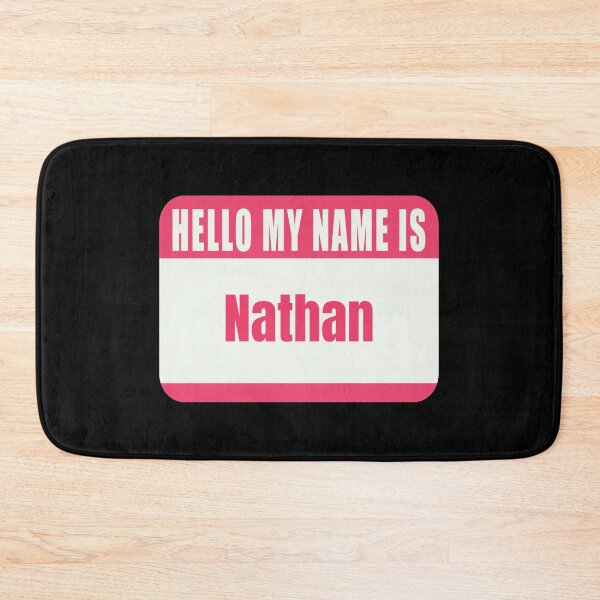 Item preview, Hello My Name is Nathan Name Tag  designed and sold by Cafecreative.