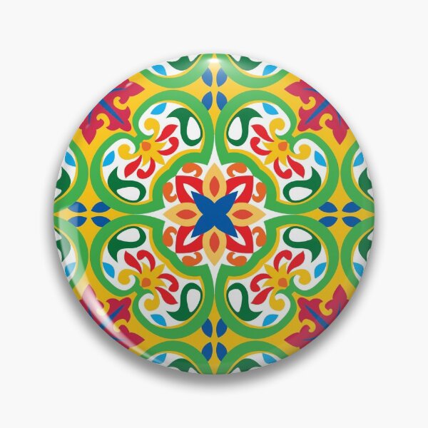 Item preview, Happy Azulejos tiles, purple and yellow, beautiful shapes designed and sold by FK-UK.