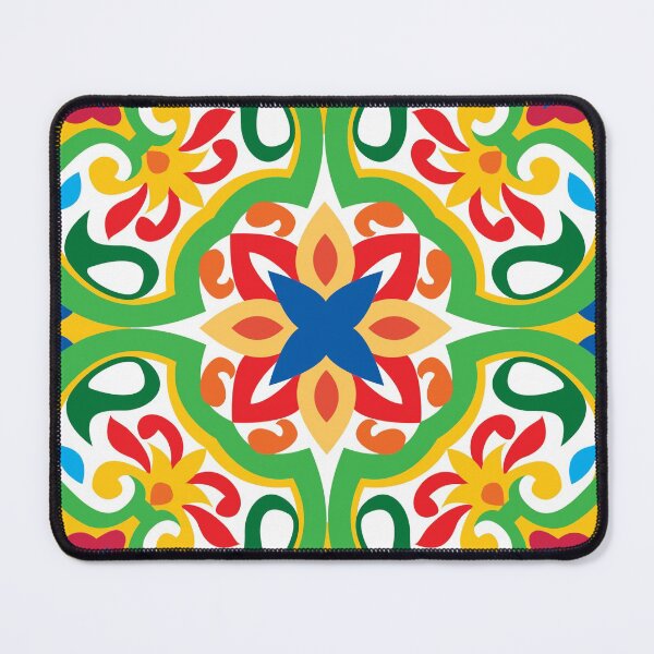 Item preview, Happy Azulejos tiles, purple and yellow, beautiful shapes designed and sold by FK-UK.