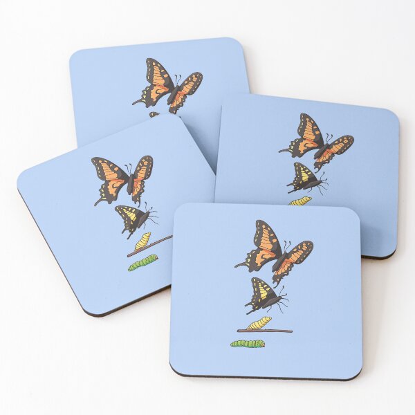 Item preview, Caterpillar butterfly metamorphosis designed and sold by DerSenat.