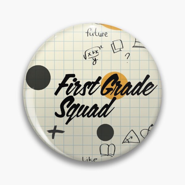 Item preview, First Grade Squad, 1st Grade Teachers Dream Team,Hello 1st Grade Pattern | designed and sold by Boom-llqb.