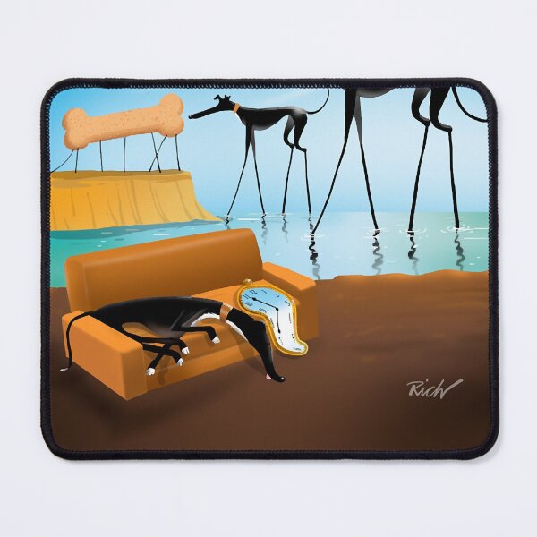 Greylvador Dali Classic T-Shirt Mouse Pad