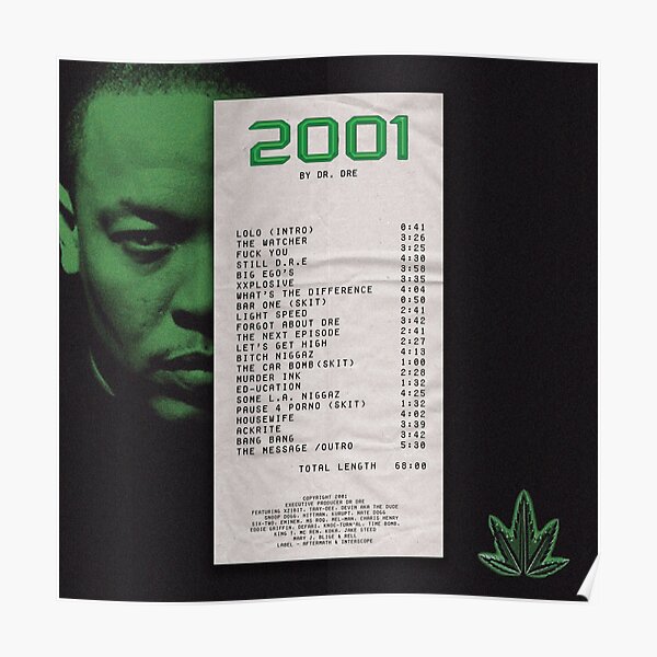 dr dre 2001 cd book notes