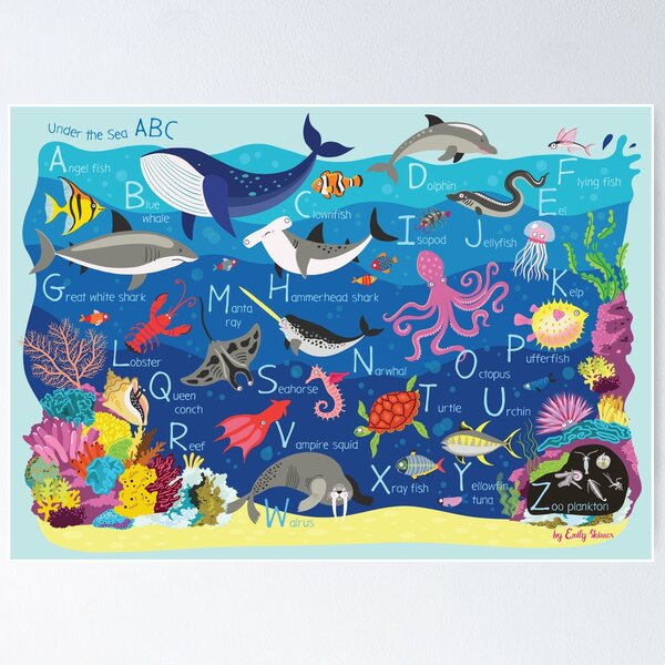 Item preview, Under the sea abc designed and sold by emilykskinner.