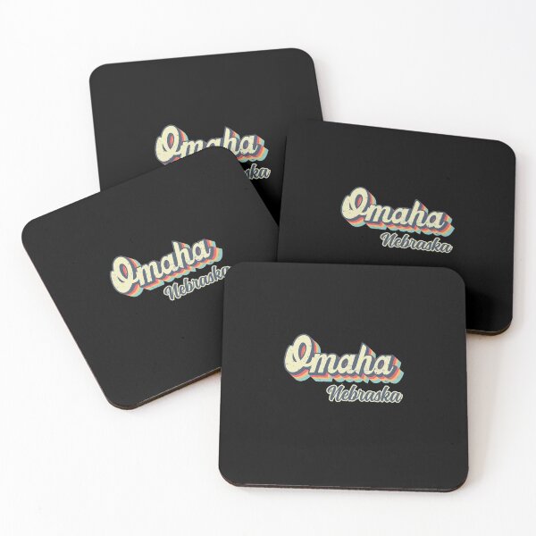 Item preview, Omaha city Nebraska Retro Vintage 70s rainbow designed and sold by Teelogic.