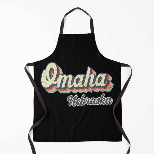 Item preview, Omaha city Nebraska Retro Vintage 70s rainbow designed and sold by Teelogic.