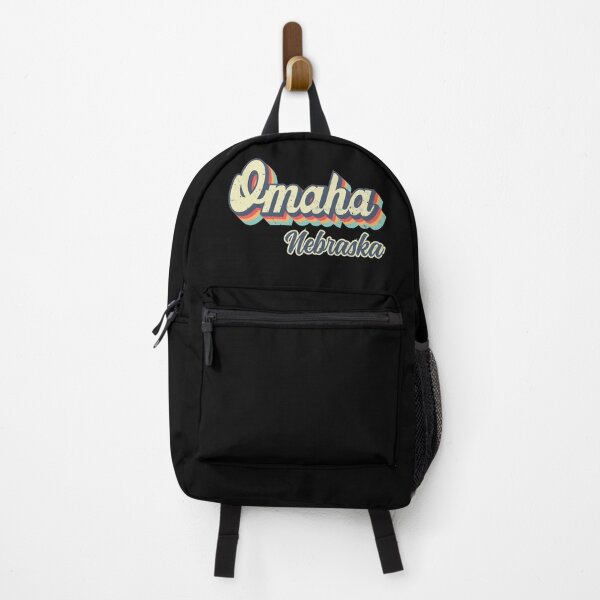 Item preview, Omaha city Nebraska Retro Vintage 70s rainbow designed and sold by Teelogic.