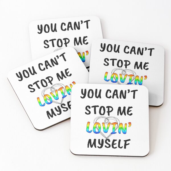 Item preview, BTS Sticker: You Can't Stop Me LOVIN' Myself designed and sold by WezoDesigns.