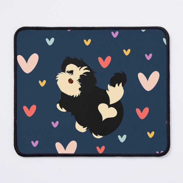 Item preview, Love Black and White Havanese Puppy designed and sold by Lulupainting.