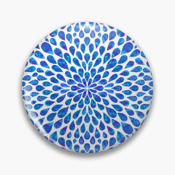 Item preview, Blue Raindrops Pattern designed and sold by Swags.