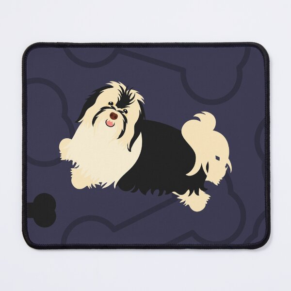 Item preview, Black and White Havanese Dog designed and sold by Lulupainting.