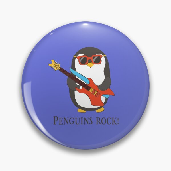Artikelvorschau, Penguins Rock! Funny Cute Penguin Gift entworfen und verkauft von DreamyPanda.