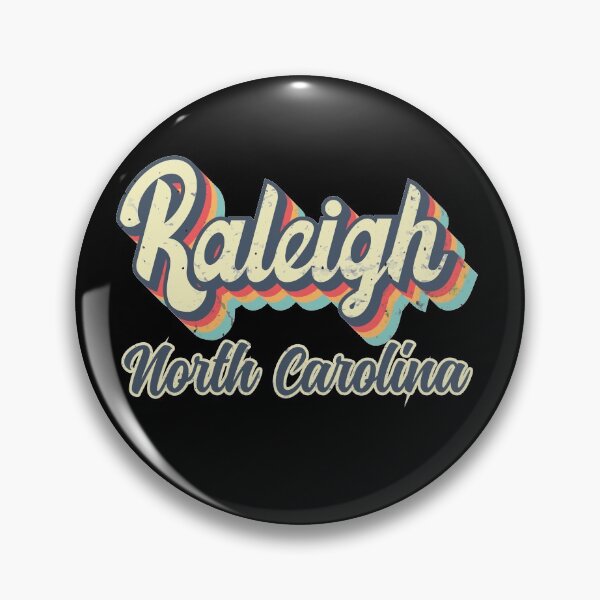 Item preview, Raleigh City North Carolina Retro Vintage 70s rainbow designed and sold by Teelogic.