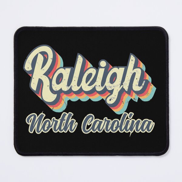 Item preview, Raleigh City North Carolina Retro Vintage 70s rainbow designed and sold by Teelogic.