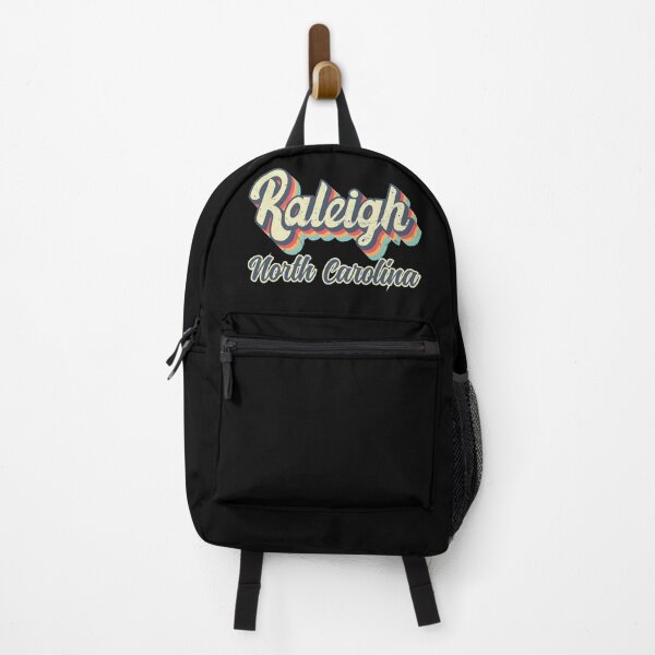 Item preview, Raleigh City North Carolina Retro Vintage 70s rainbow designed and sold by Teelogic.
