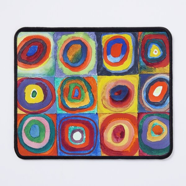 Item preview, Wassily Kandinsky - Color Study, Squares with Concentric Circles - Bauhaus Art designed and sold by NewNomads.
