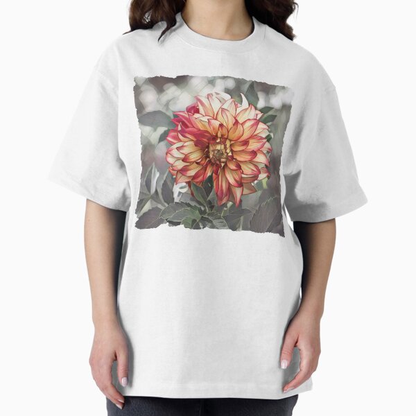 Item preview, Red And Yellow Dahlia Flower designed and sold by Heathermarie321.