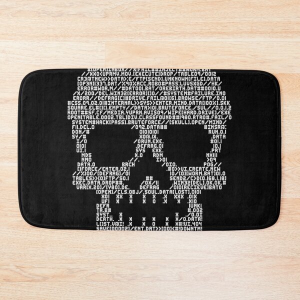 Item preview, Cyberpunk ASCII Skull designed and sold by Kiboune.
