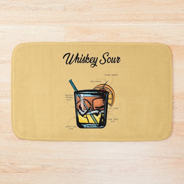 Item preview, Whiskey Sour Cocktail Recipe designed and sold by HuckleberryArts.