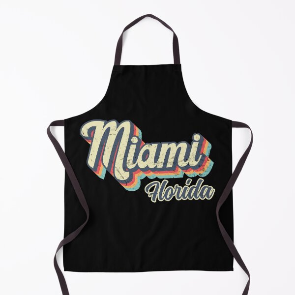 Item preview, Miami city Florida Retro Vintage 70s rainbow designed and sold by Teelogic.