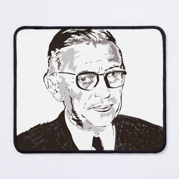 Item preview, Portrait of Sartre designed and sold by Emi Yañez.