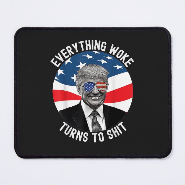 Item preview, Trump Everything Woke Turns To Shit T-Shirt designed and sold by Blue-Rechard.
