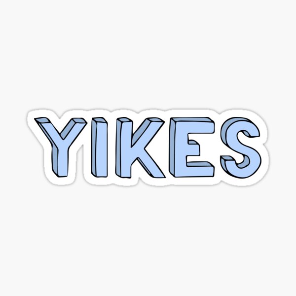 yikes Sticker