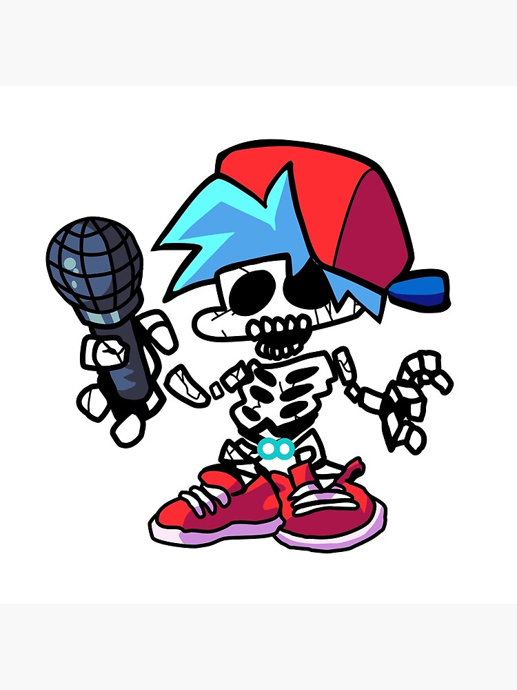 "FNF Halloween Boyfriend" Photographic Print for Sale by StickerFlix
