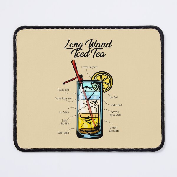 Item preview, Long Island Iced Tea Cocktail Recipe designed and sold by HuckleberryArts.