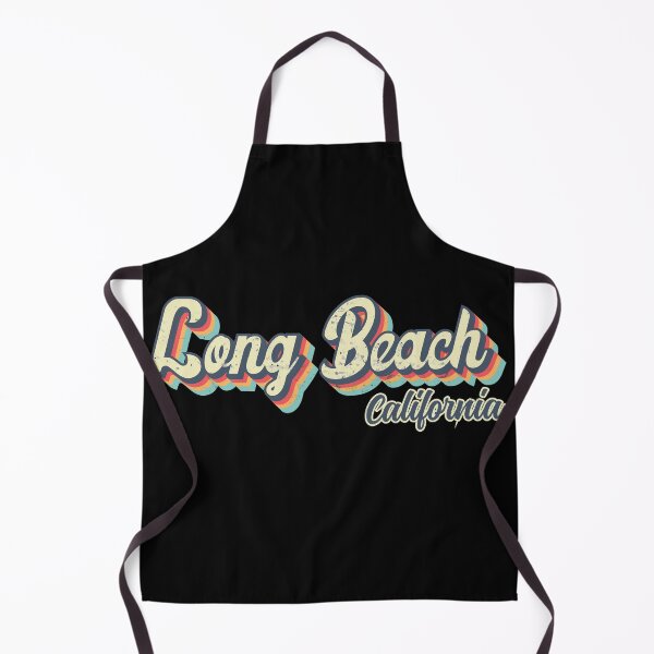 Item preview, Long Beach city California Retro Vintage 70s rainbow designed and sold by Teelogic.