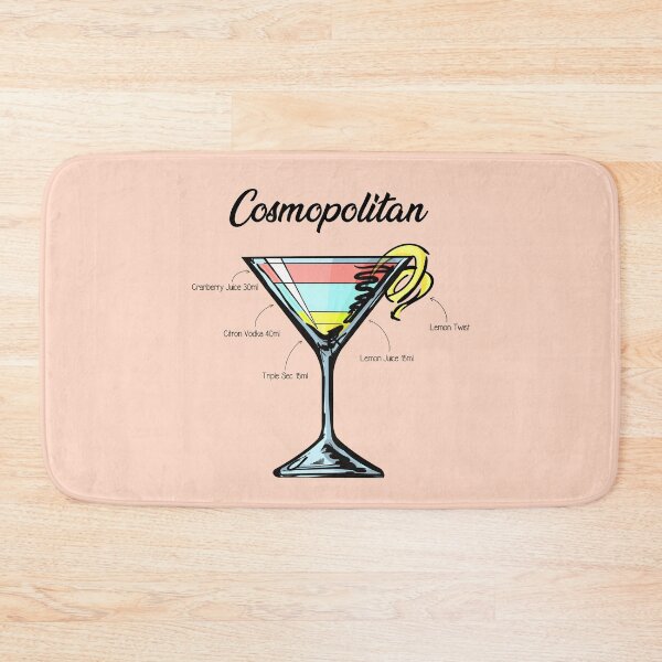 Item preview, Cosmopolitan Cocktail Recipe designed and sold by HuckleberryArts.