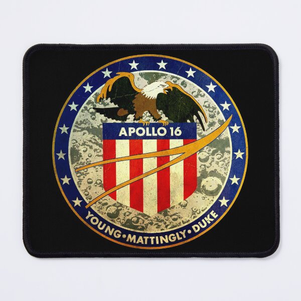 Item preview, vintage Apollo 16 logo designed and sold by trendistudio.