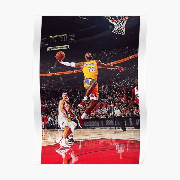 James Jump Dunk Poster