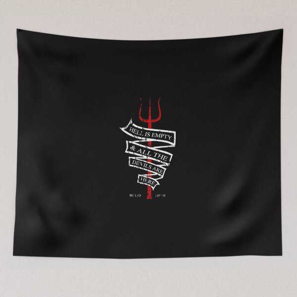 Item preview, Hell Is Empty And All The Devils Are Here - William Shakespeare Quotes designed and sold by James Mensch.
