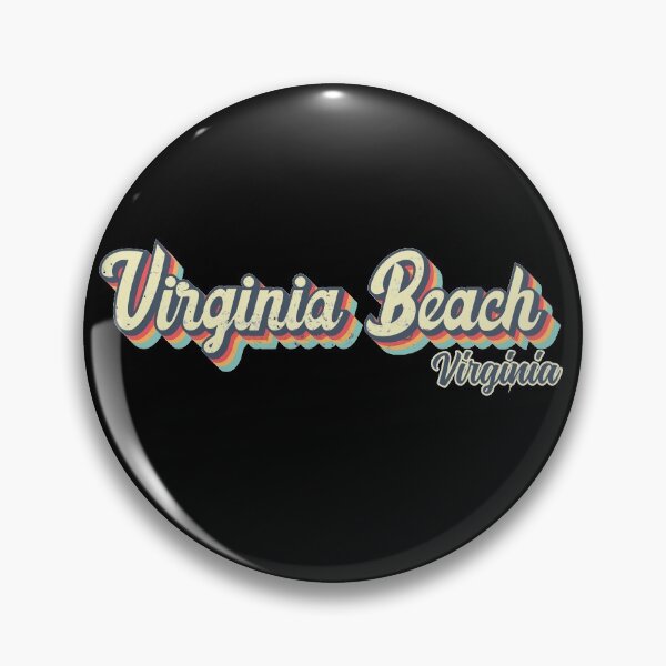 Item preview, Virginia Beach city Virginia Retro Vintage 70s rainbow designed and sold by Teelogic.