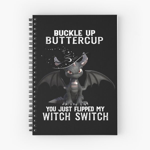 Artikelvorschau, Dragon Buckle Up Buttercup Du hast gerade meinen Hexenschalter umgelegt Halloween entworfen und verkauft von AlisonWalsh24.