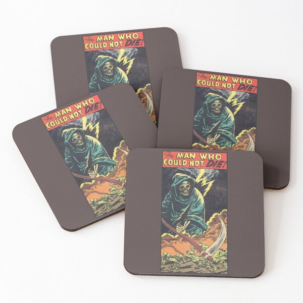 Item preview, Vintage Undead Skull Sickle Spooky Retro Horror Poster Halloween Gift designed and sold by TheAplus.